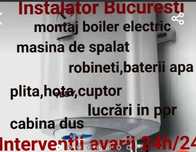 Instalator montaj hota,mașină spalat, boiler electric