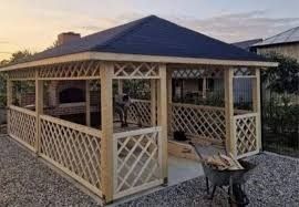 Foișoare terase pergole din lemn