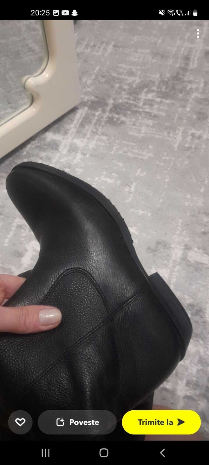 Cizme din piele naturala noi