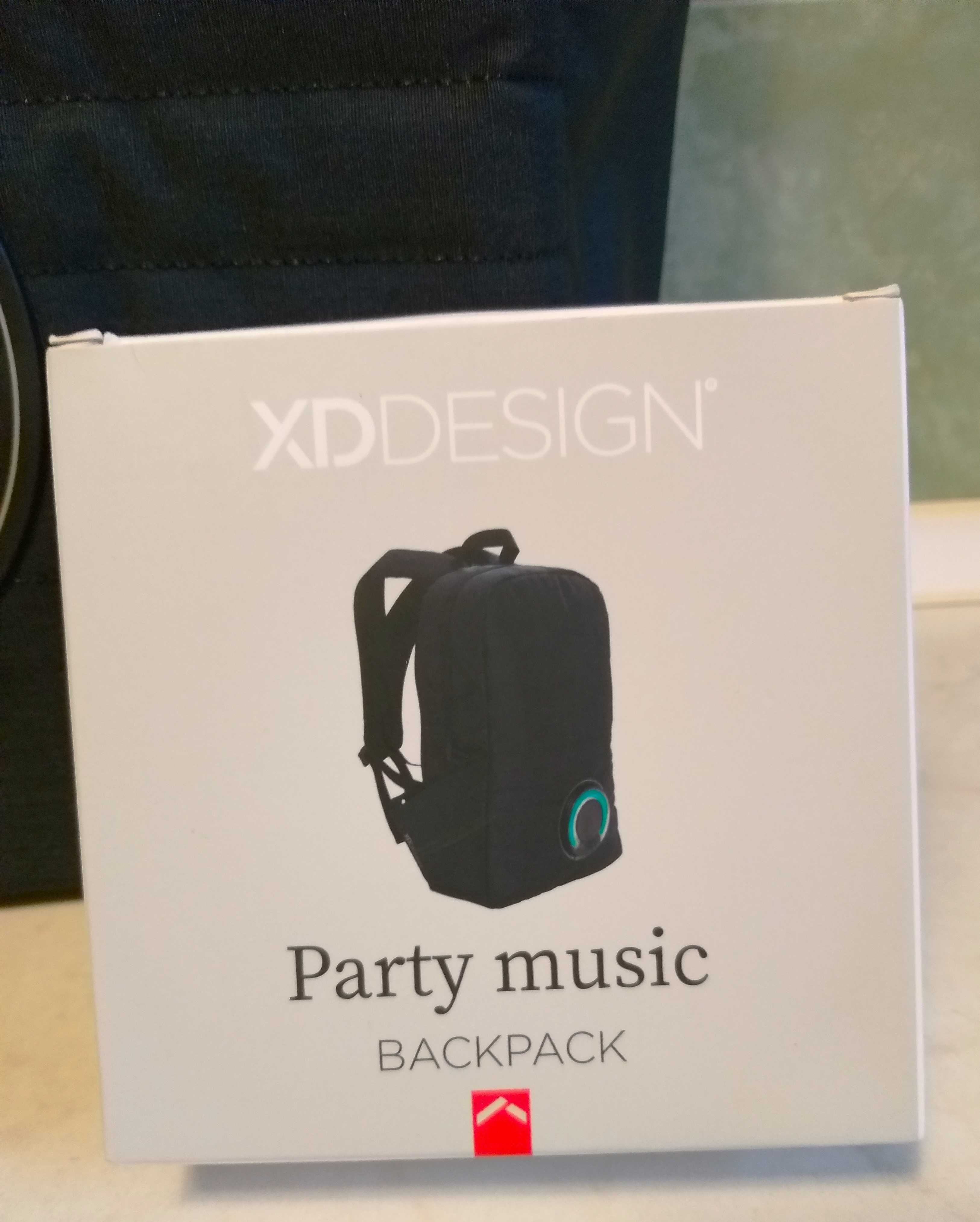 Rucsac laptop XD Design Party+boxa wireless incorporata (nou-eticheta)