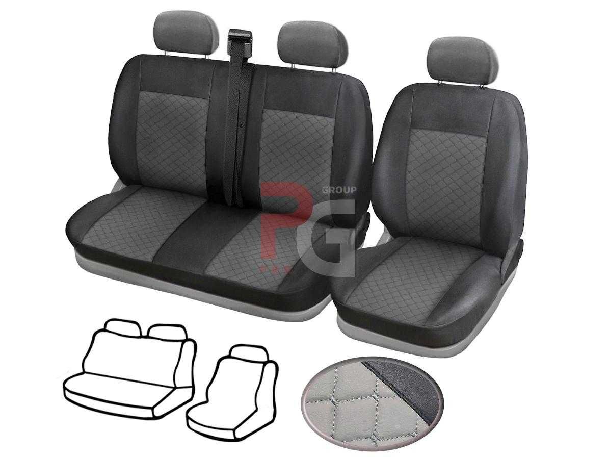 Huse scaune tapiserie 2+1  Opel Vivaro 2001-13 piele ecologica.