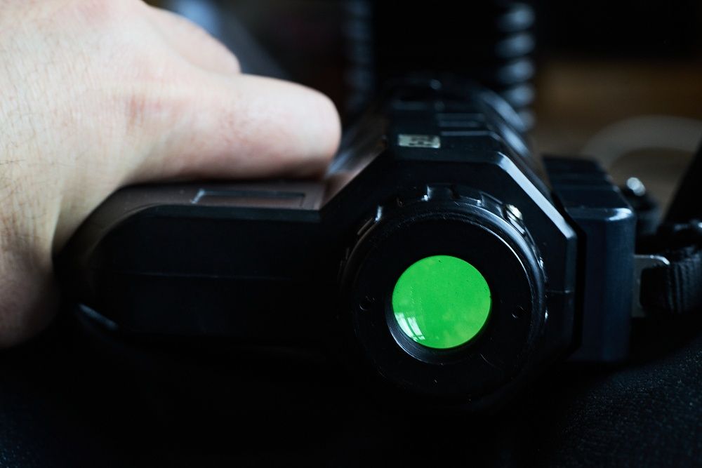 Night vision sovietic de tip light intensifier T3C-2, geanta vintage