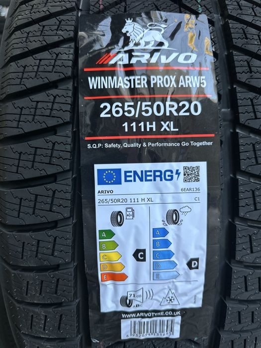 Нови зимни гуми ARIVO ARW 5 265/50R20 111H XL НОВ DOT БОРД 2655020