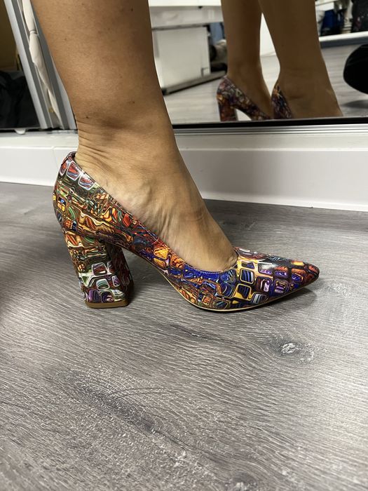 Pantofi Condur by Alexandru cu toc de dama