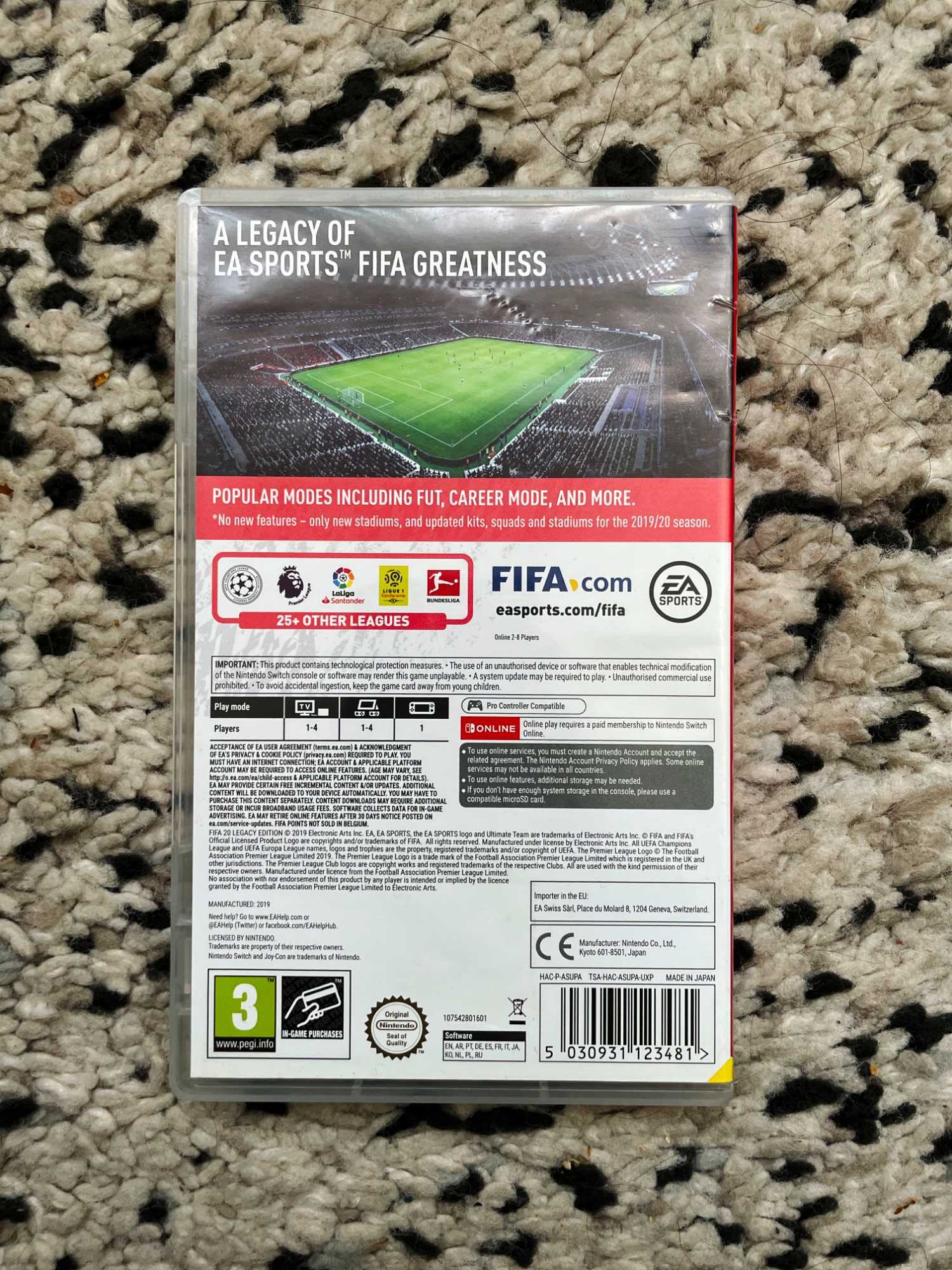 Joc FIFA20 Legacy Edition pentru Nintendo Switch