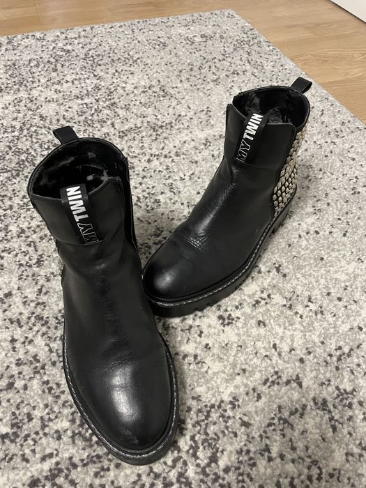 Ghete Twinset,stare buna,piele