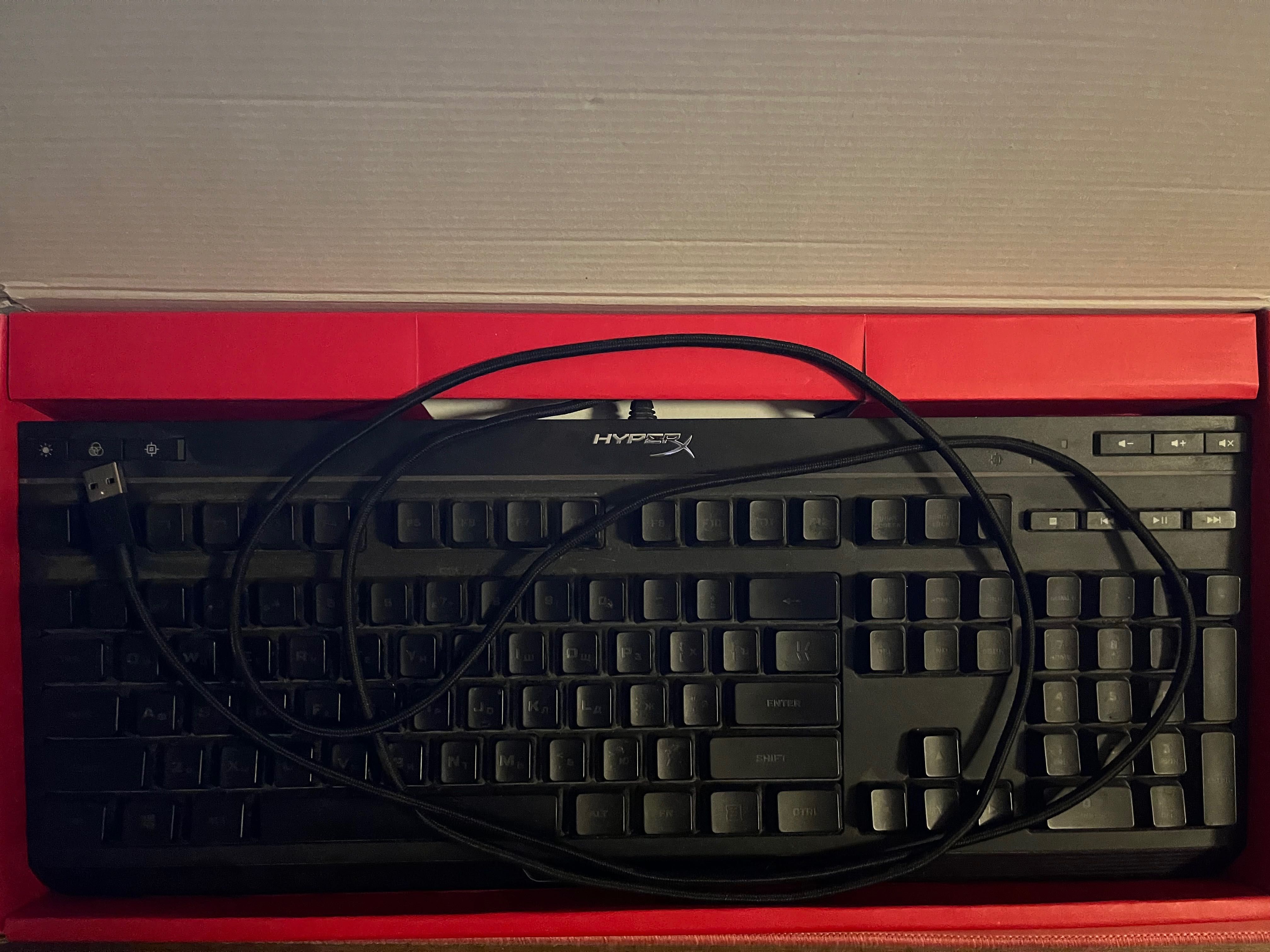 Мембранная игровая клавиатура  HyperX Alloy Core RGB