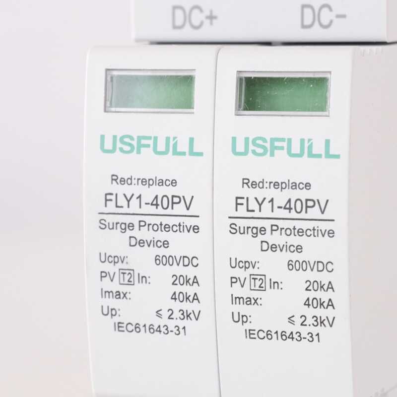 USFULL DC Арестор/Катоден отводител 2P 600v/3P 1000v/3P 1500v- 20-40KA