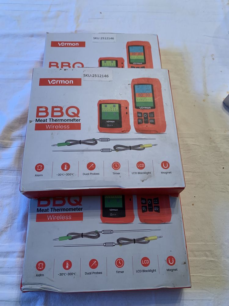 Termometru pentru gratar sau BBQ cu sonde