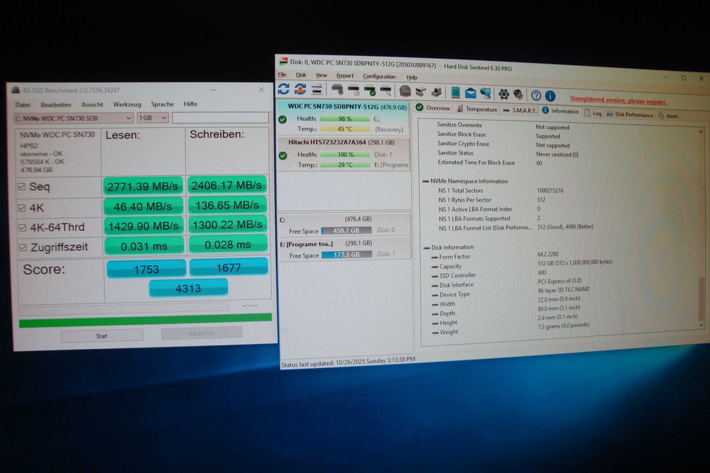 SSD Western Digital Black edition SN730 512GB NVME 3.0 M2 2280