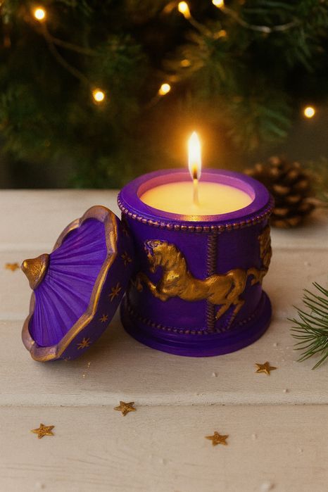 Новогодняя Карусель свеча