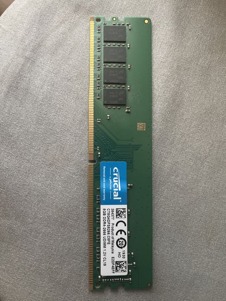 Crucial ddr4 8gb 2666 mhz Cl 19