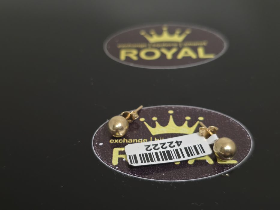 Bijuteria Royal: Cercei aur 14k/0.84 gr