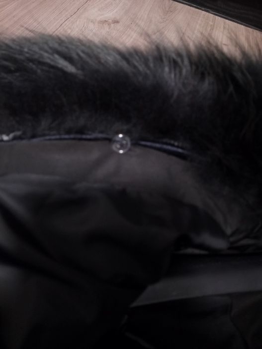 Зимно яке с естествен косъм