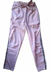 Розов панталон с кант