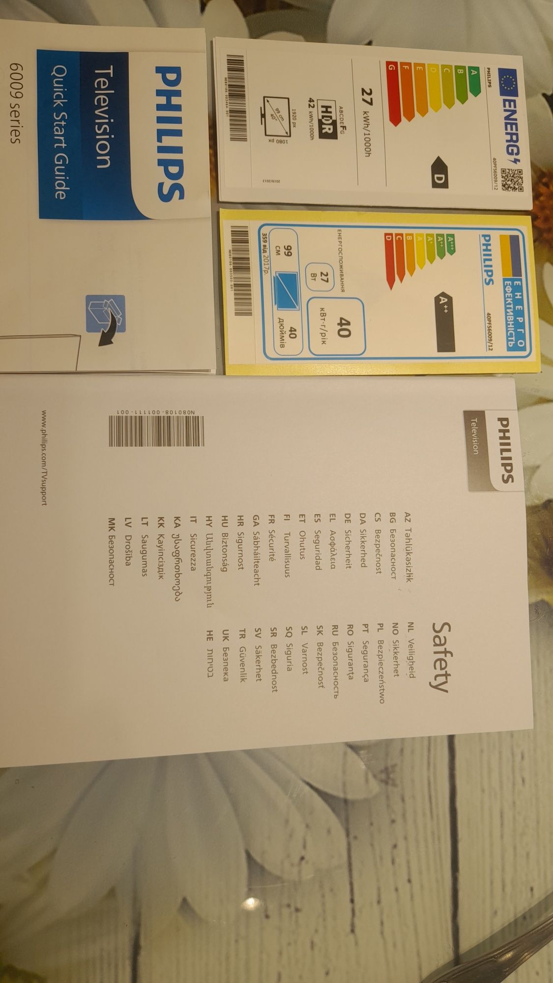Телевизор Philps 40 инча .99 см.