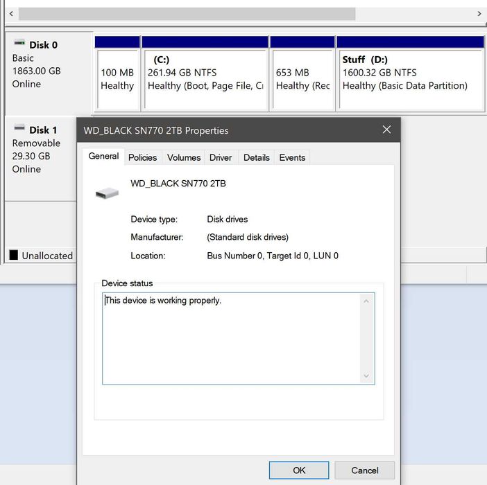SSD WD Black SN770 2TB PCI Express 4.0 x4 M.2 2280 5.150 MB/s