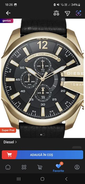 Vand ceas diesel nou