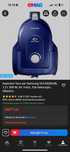Aspirator fara sac Samsung VCC43Q0V3B/BOL, 1.3 L, 850 W
