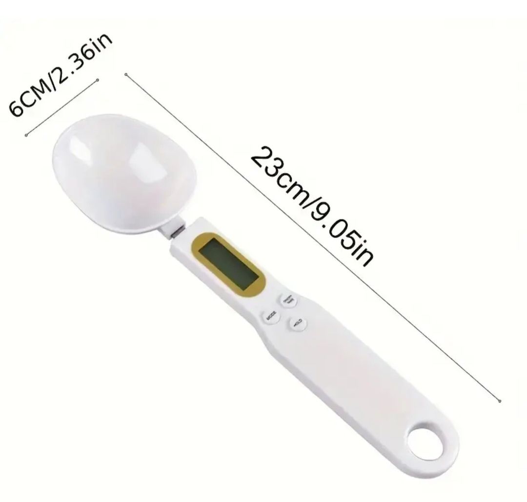 Lingură cu cântar digital de precizie pentru bucătărie

Această lingur