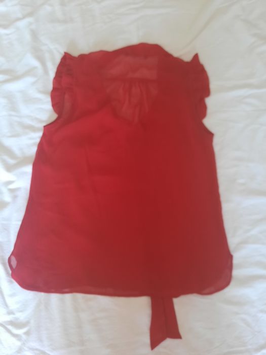 Bluza rosie transparenta