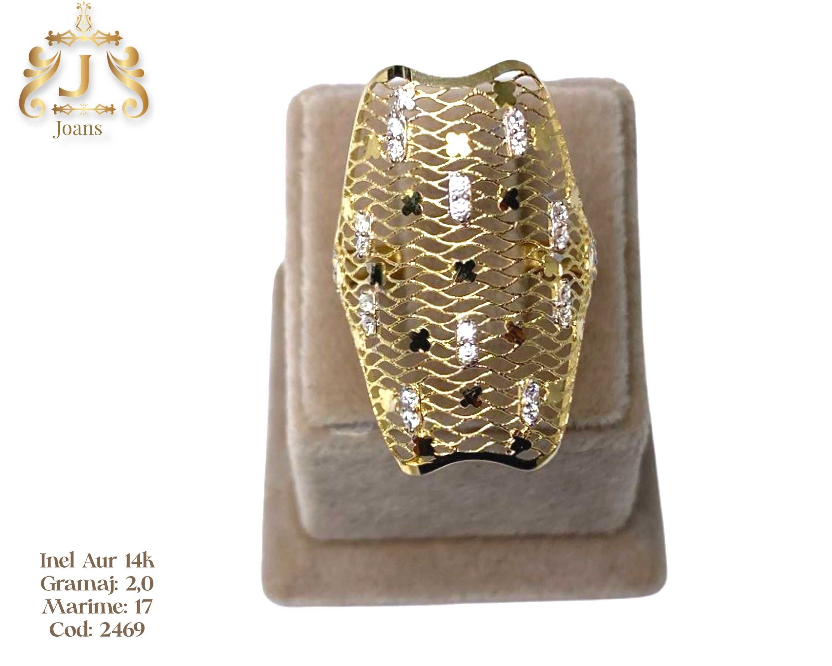 (2462) Inel Aur 14k, 2,01 grame FB Bijoux Euro Gold 320 lei gr