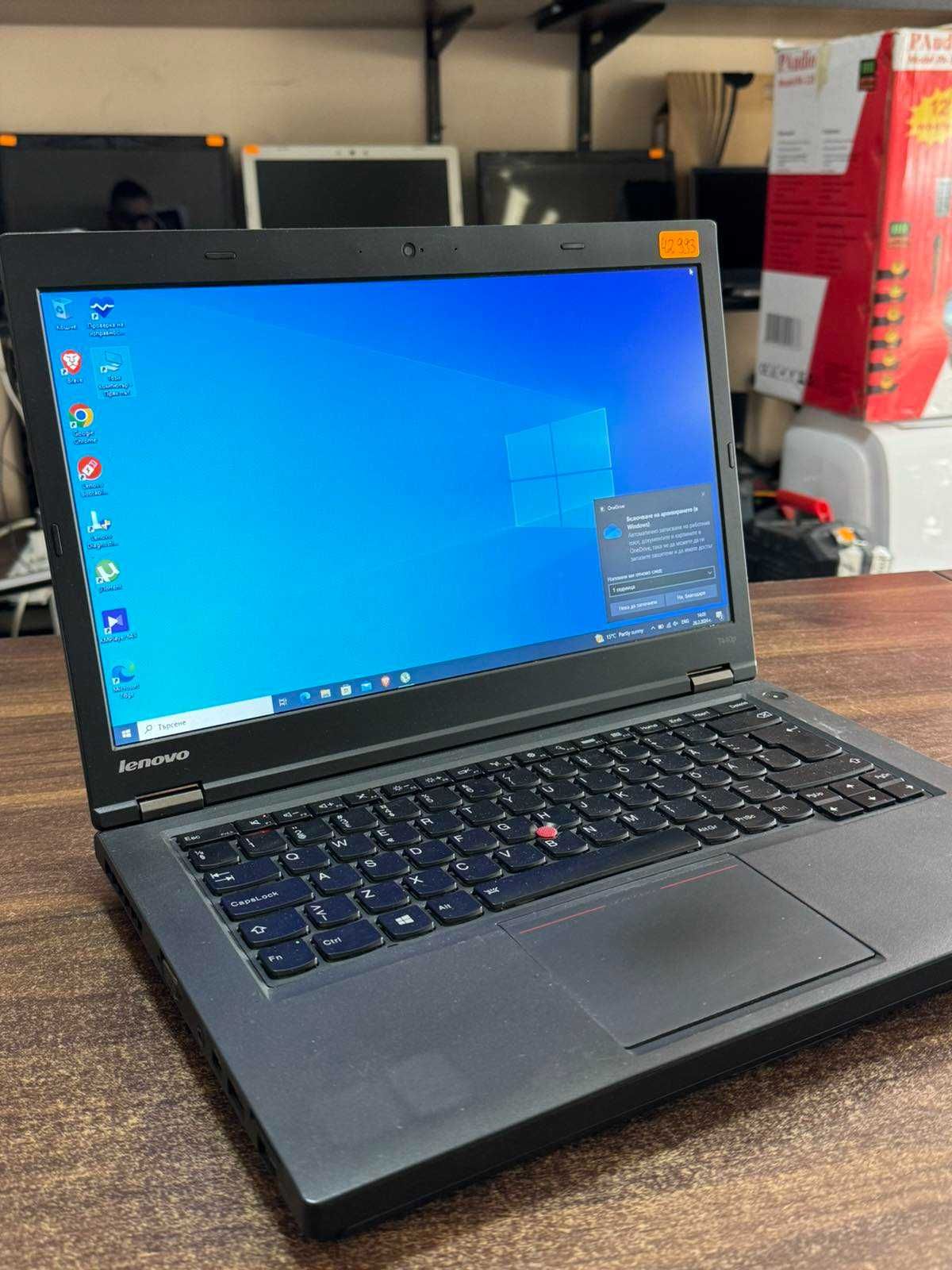 Продавам лаптоп Lenovo T440P I5-4300M 8GB 120GB HD 14.0 HD Windows 10