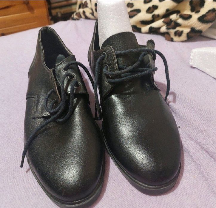 Естествена кожа  мъжки елегантни обувки