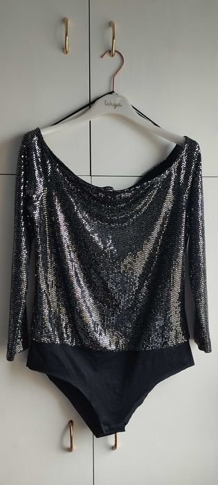 Блестящо боди ZARA BASIC