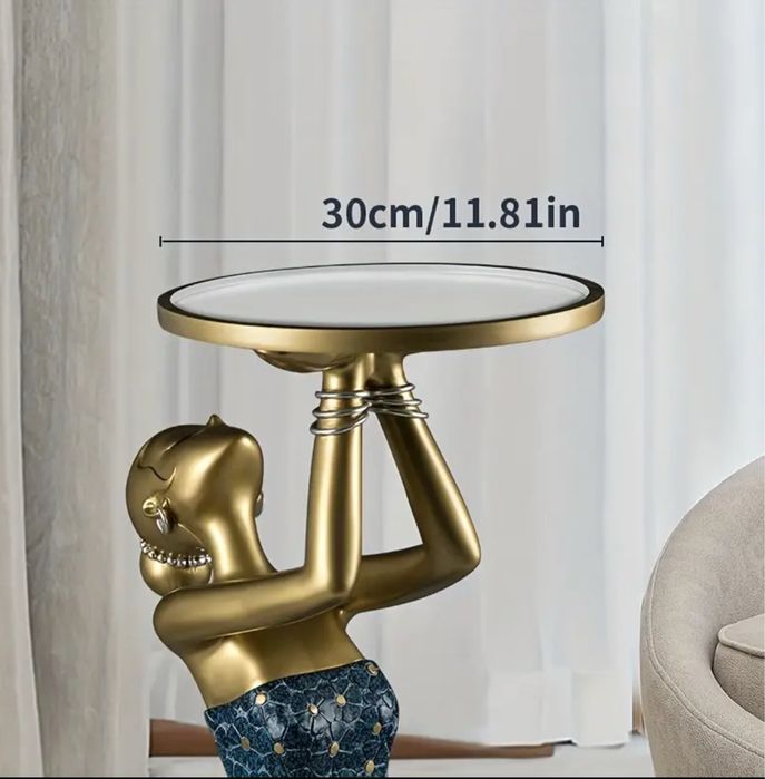 Masuțǎ de cafea tip statuetǎ