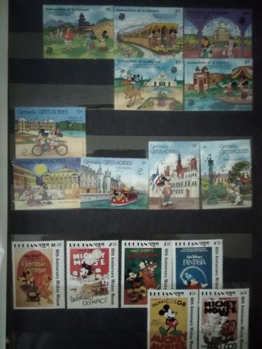 Коллекция почтовых марок "Комиксы".