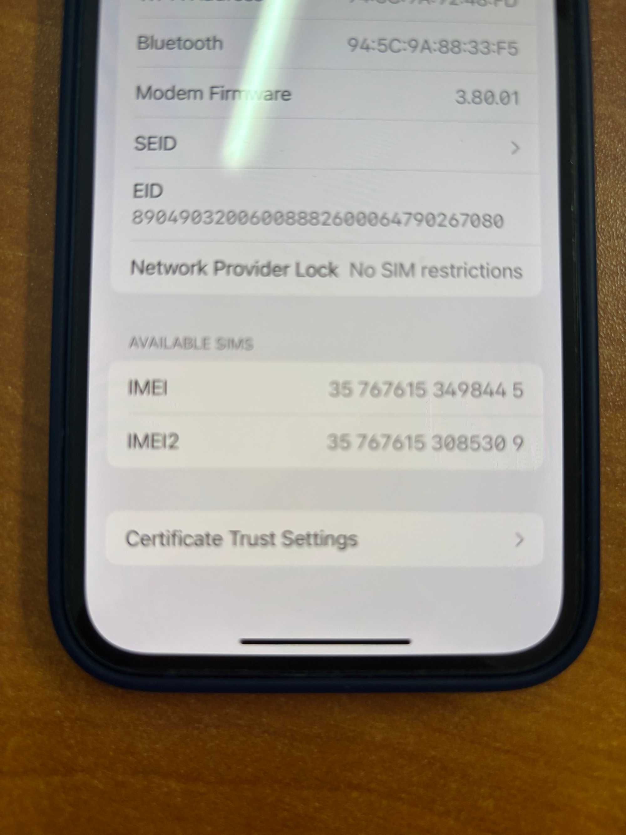 iPhone 12 64GB Blue – Батерия 91%, Отлично състояние