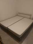 Pat dormitor din lemn masiv 180x200 cu saltele