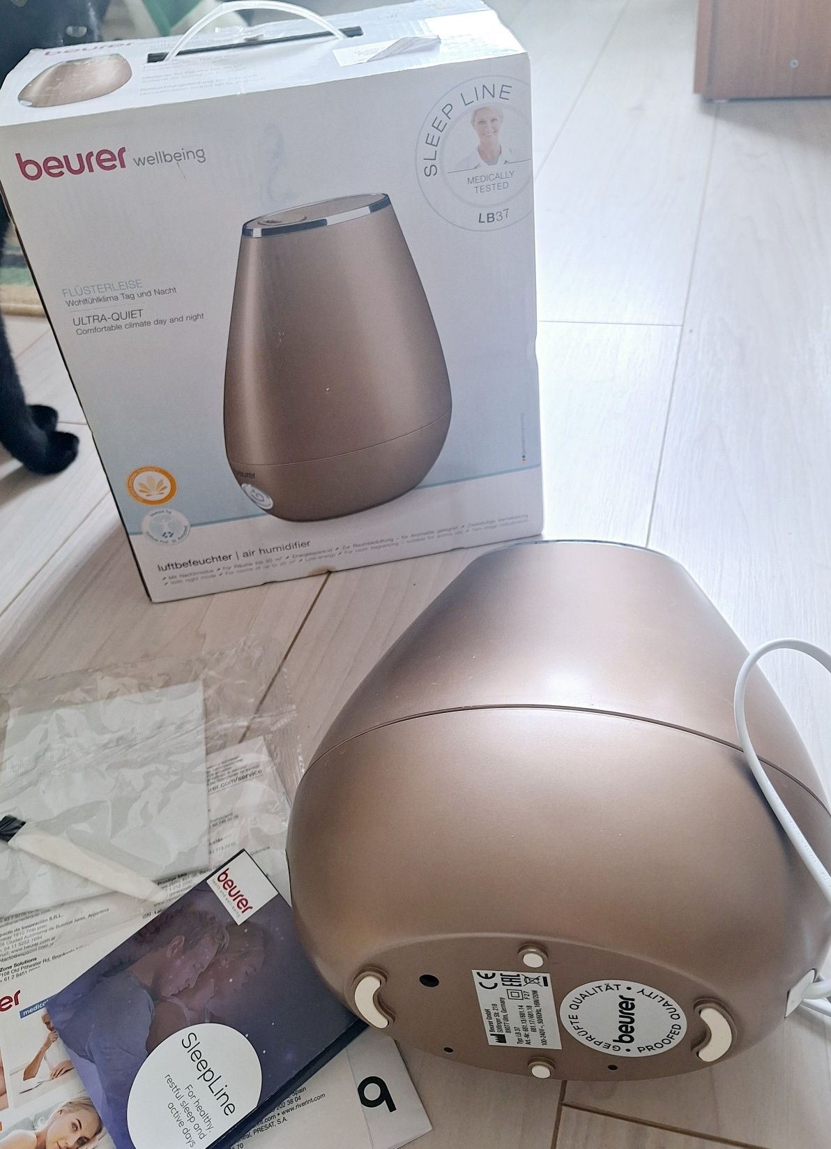 Umidificator Beurer culoare Bronz