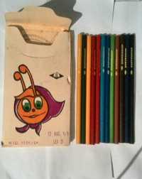 Vând sau schimb cutie cu creioane colorate din perioada comunismului.