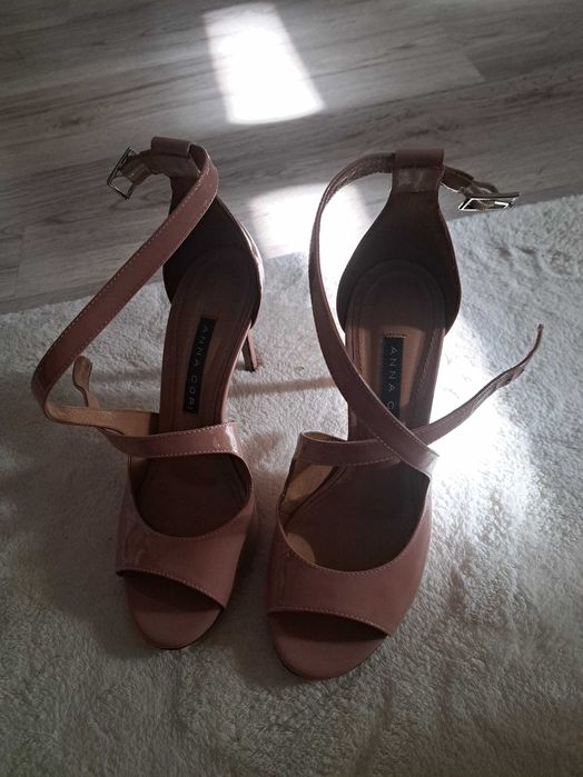 Sandale piele nude Ana Cori, 38