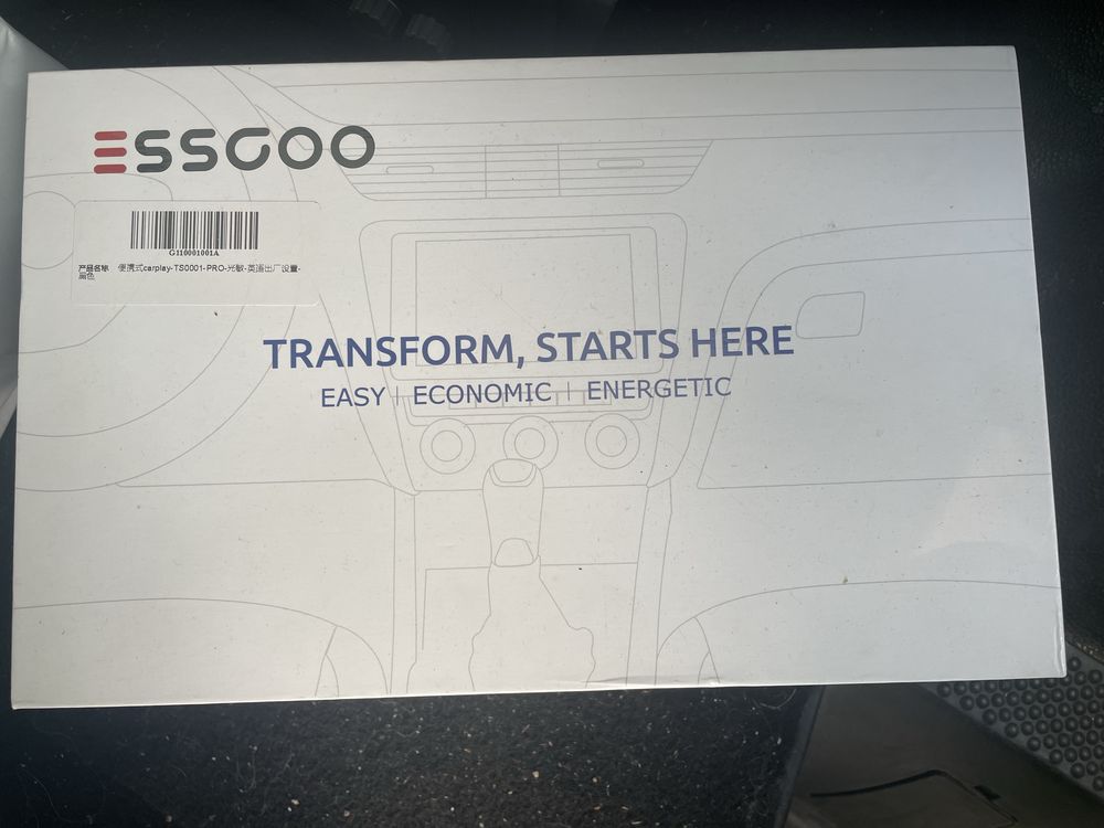 ESSGOO TS0001 10.26" преносим безжичен Carplay&Android Auto