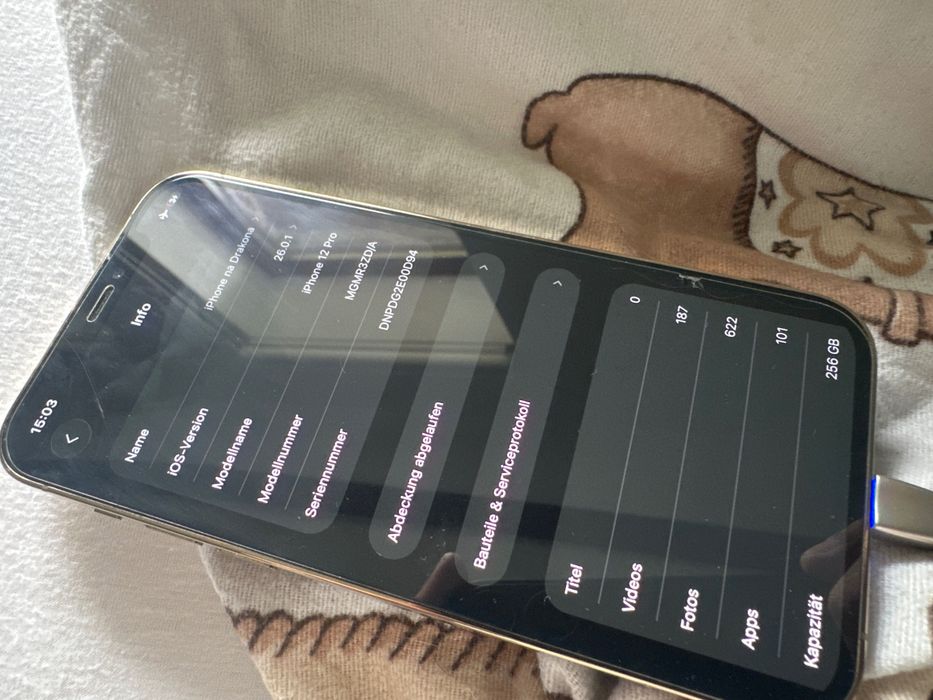 iPhone 12 Pro - 256GB - 73% Капацитет - Златен на цвят