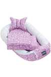 Baby nest Set 5 piese Bellochi cosulet, lenjerie, saltea si perna