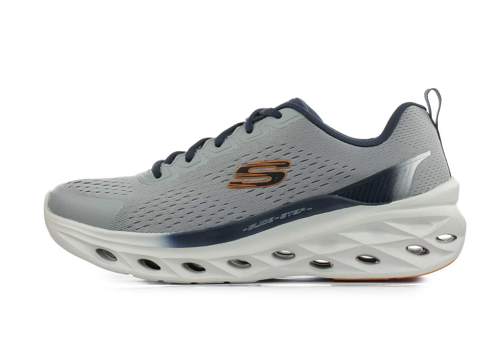 Skechers, Pantofi sport Glide Step Swift, gray/navy, 43, noi