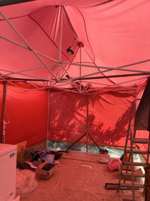 CORT pavilion pliabil 3 x 4,5 M, cadru metal