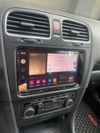 Navigatie GPS Android 13 Dedicata VW Seat Skoda - QLed, CarPlay, DSP