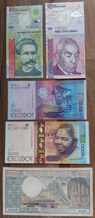 Bancnote Australia, Asia, Africa