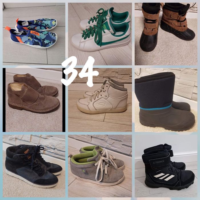 Ghete adidasi tenesi sandale cizme  marimea 34  adidas converse skech