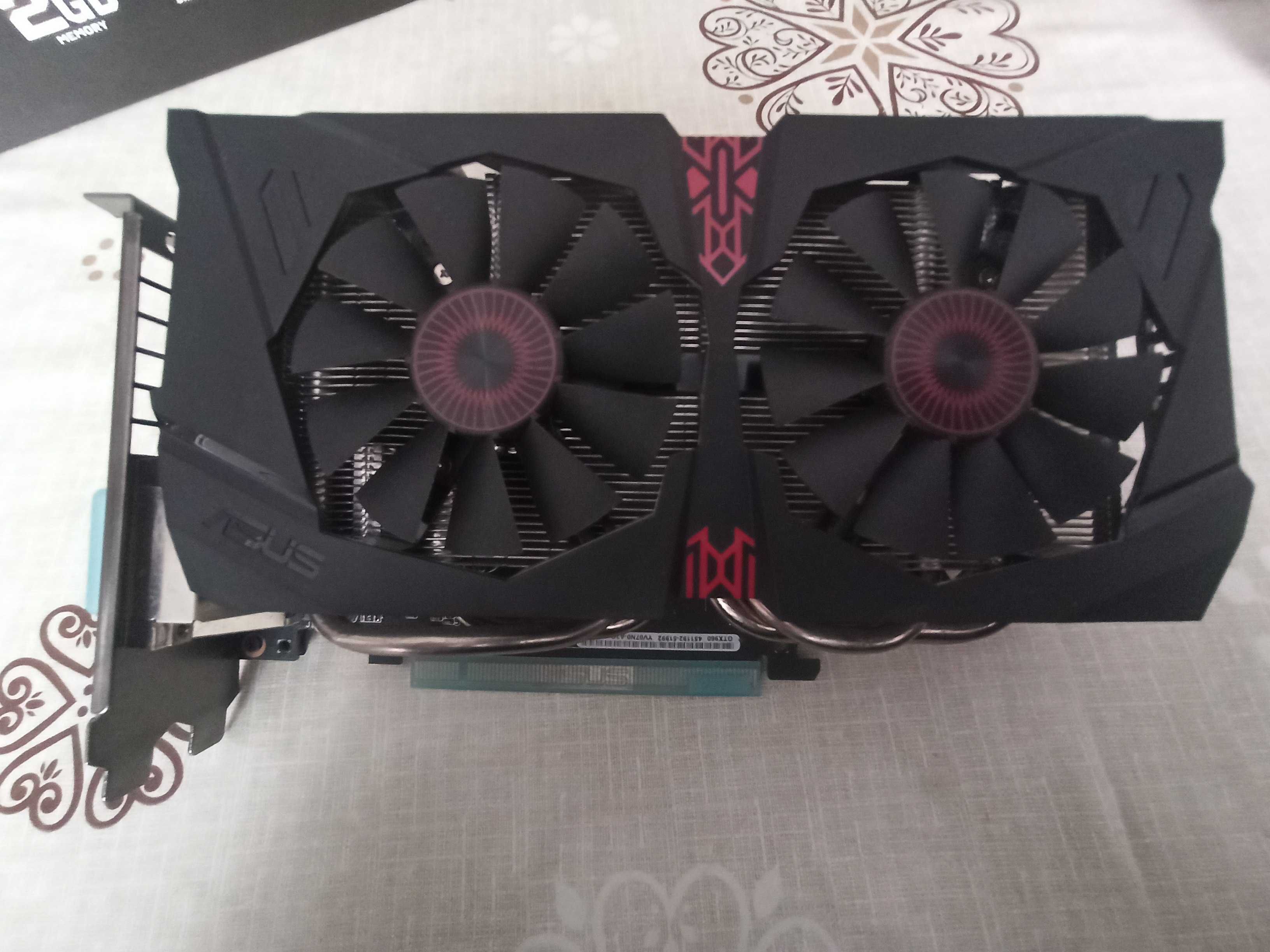 Видеокарта ASUS STRIX GTX 960 DirectCU II OC, 2 GB, GDDR5, 128 bit