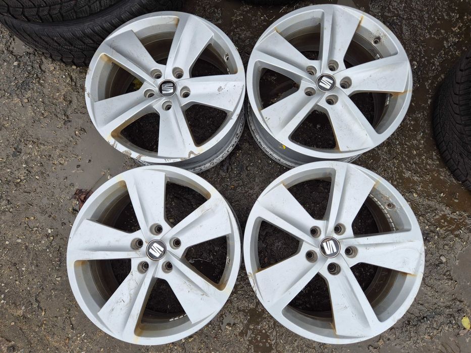 4 Jante Aliaj 5x112 17''  Seat Leon Ateca VW Golf Passat Skoda Octavia