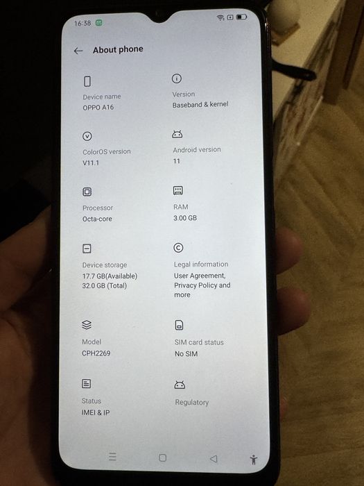 Vand oppo a16 in perfecta stare de functionare