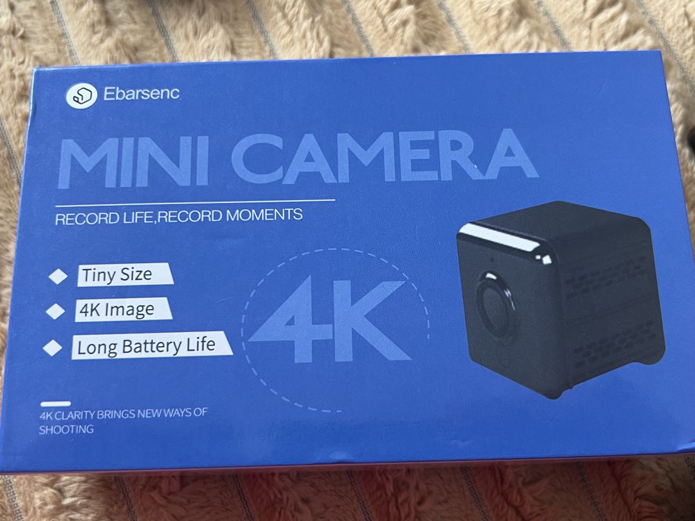 Mini camera 4k 1080p pentru copii mici sau auto