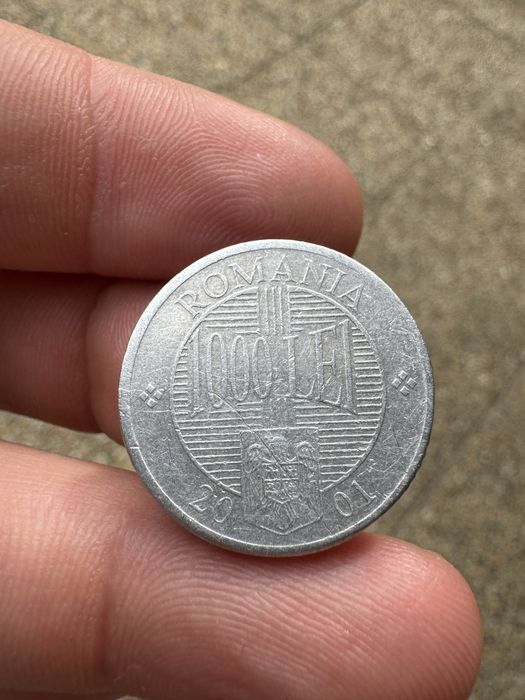 Moneda 1000 lei an 2001