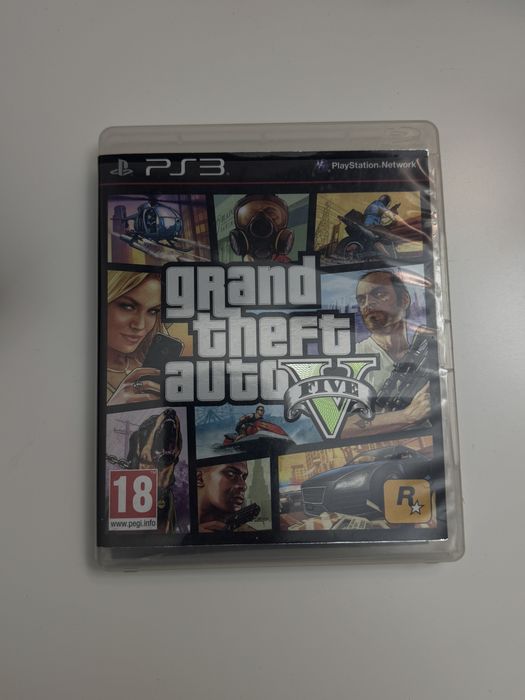 PS3 Slim 500GB + 2 manete + GTA V - stare excelenta